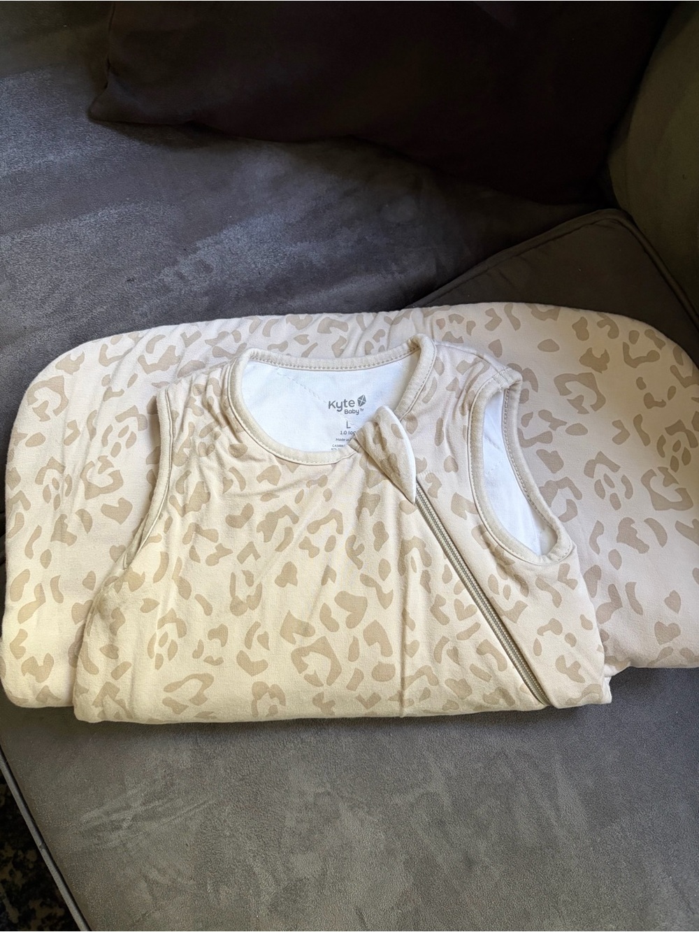 Kyte Baby Oat Leopard Print Sleep Bag